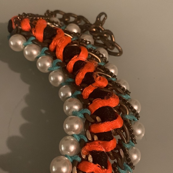 Zara Jewel and Pearl Collar Necklace - Picture 5 of 5